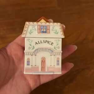 LENOX SPICE VILLAGE Vintage 1989 Allspice Spice Jar Never Used